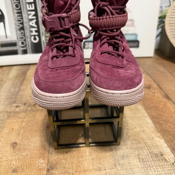 Women’s SF Air Force 1 'Vintage Wine' size 9 - Picture 8 of 14